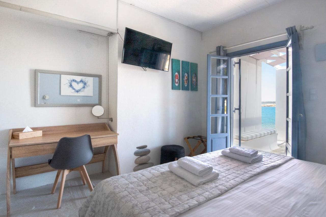 Kyma Seafront Exceptional 2Bd House In Naousa Eksteriør billede
