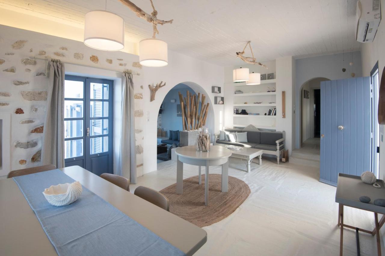 Kyma Seafront Exceptional 2Bd House In Naousa Eksteriør billede